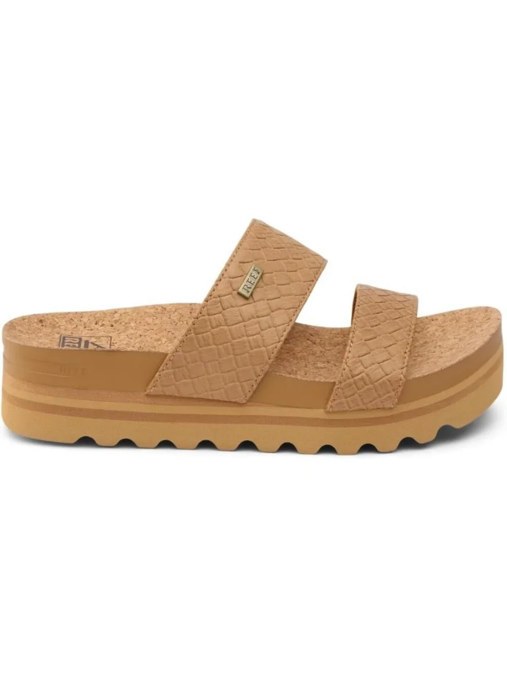 Women's Tan Wicker Arch Support Ultra Soft Cushion Footbed Platform Sandal Shoes